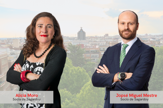 Alicia Moro Valentín-Gamazo and José Miguel Mestre Vázquez, New Partners at Sagardoy Abogados