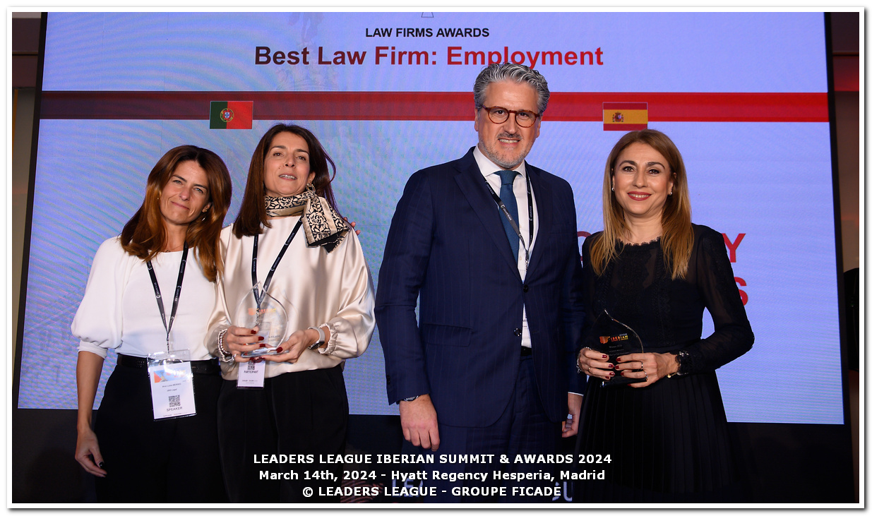 Sagardoy Abogados, mejor firma del año 2024 en España en la categoría Employment en los Iberian Leaders League Summit & Awards