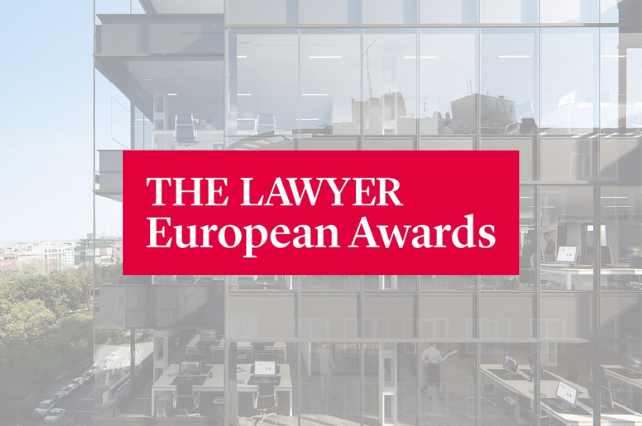Sagardoy Abogados Named Finalist at The Lawyer Awards in the Category of European Specialist Law Firm of the Year