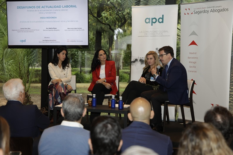 Sagardoy y APD protagonizan una jornada en Sevilla sobre retos y tendencias en el ámbito de los Recursos Humanos