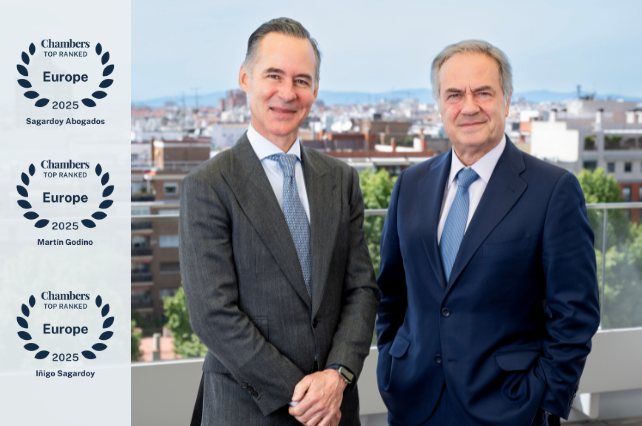 Sagardoy Abogados de nuevo líder indiscutible en la práctica laboral según la edición 2025 de Chambers & Partners