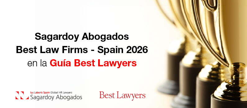 Sagardoy Abogados se posiciona como Top Tier Firm en la primera edición de Best Law Firms in Spain 2026