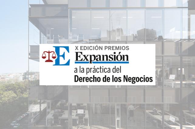 Sagardoy Abogados de nuevo finalista en la X Edición Premios Jurídicos de Expansión