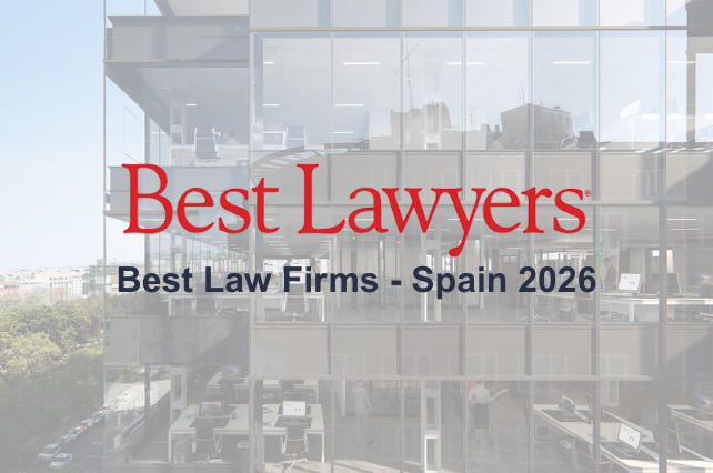 Sagardoy ranked as a Top Tier Firm in the inaugural edition of Best Law Firms in Spain 2026